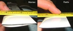 Профиль лопастей Maniac и легкий S-образный профиль лопастей Radix